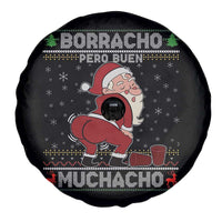 Funny Drunk Mexican Santa Spare Tire Cover Borracho Pero Buen Muchacho Good Guy in Spanish