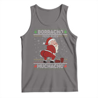 Funny Drunk Mexican Santa Tank Top Borracho Pero Buen Muchacho Good Guy in Spanish