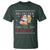 Funny Mexican Santa Drinking T Shirt Ho Ho Hol Mir Mal Ein Bier Hold Me A Beer Xmas Party - Wonder Print Shop