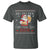 Funny Mexican Santa Drinking T Shirt Ho Ho Hol Mir Mal Ein Bier Hold Me A Beer Xmas Party - Wonder Print Shop