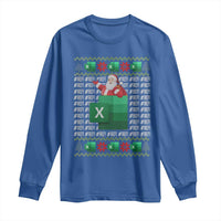 Funny Christmas Accountant Long Sleeve Shirt Excel REF Error Spreadsheet Santa Gift