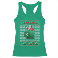 Funny Christmas Accountant Racerback Tank Top Excel REF Error Spreadsheet Santa Gift