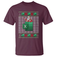 Funny Christmas Accountant T Shirt Excel REF Error Spreadsheet Santa Gift - Wonder Print Shop