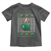 Funny Christmas Accountant Toddler T Shirt Excel REF Error Spreadsheet Santa Gift