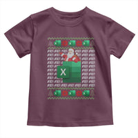 Funny Christmas Accountant Toddler T Shirt Excel REF Error Spreadsheet Santa Gift