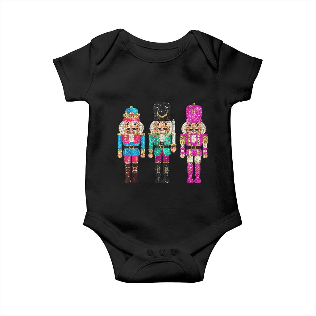 Christmas Nutcracker Baby Onesie Sequin Sparklle Festive Xmas Vintage