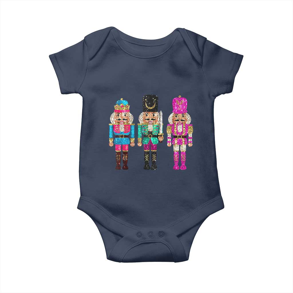 Christmas Nutcracker Baby Onesie Sequin Sparklle Festive Xmas Vintage