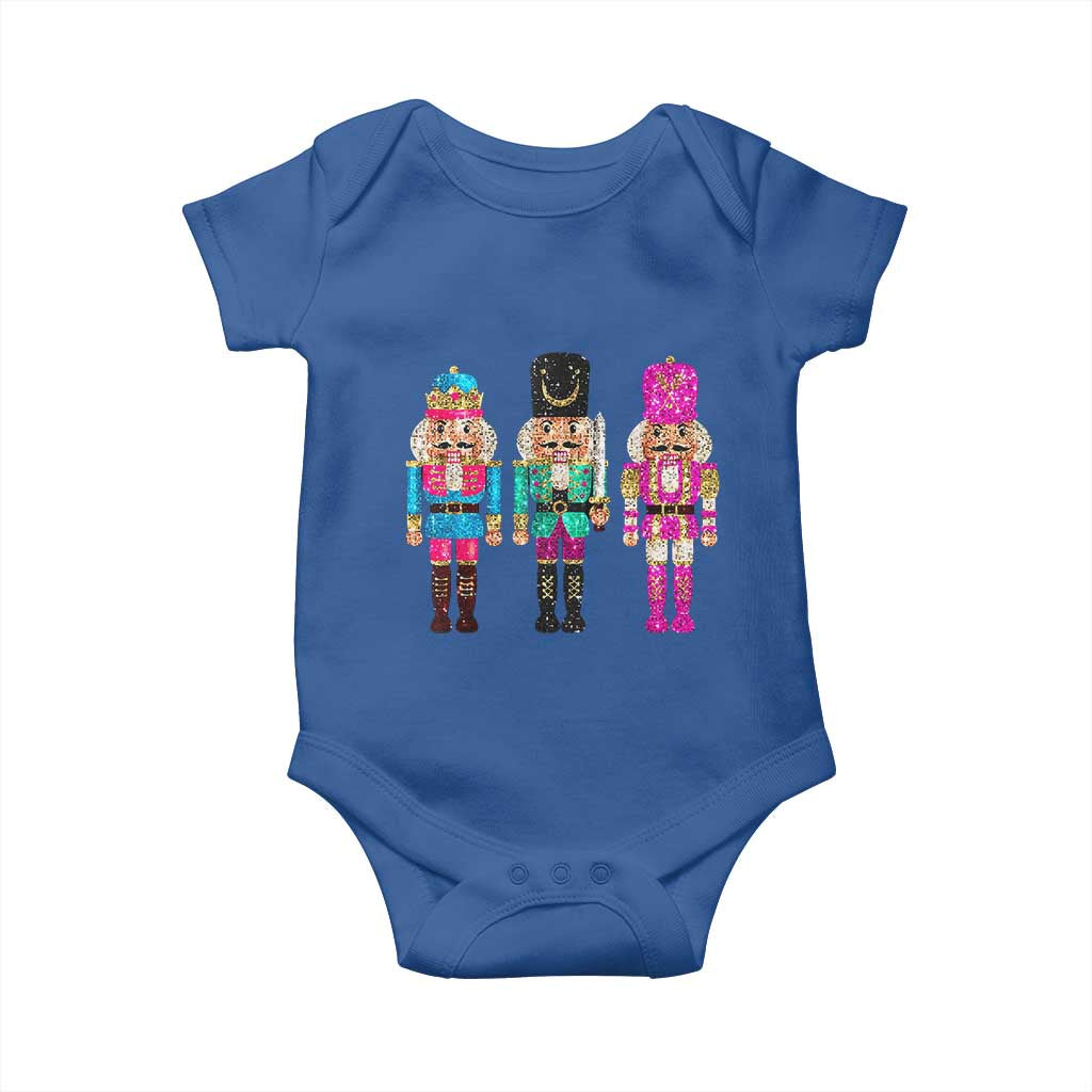 Christmas Nutcracker Baby Onesie Sequin Sparklle Festive Xmas Vintage