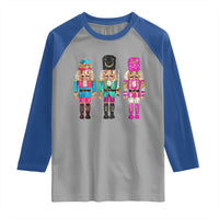 Christmas Nutcracker Raglan Shirt Sequin Sparklle Festive Xmas Vintage