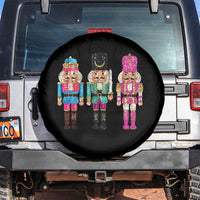 Christmas Nutcracker Spare Tire Cover Sequin Sparklle Festive Xmas Vintage
