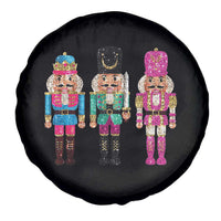 Christmas Nutcracker Spare Tire Cover Sequin Sparklle Festive Xmas Vintage
