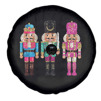 Christmas Nutcracker Spare Tire Cover Sequin Sparklle Festive Xmas Vintage