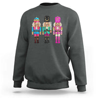Christmas Nutcracker Sweatshirt Sequin Sparklle Festive Xmas Vintage - Wonder Print Shop