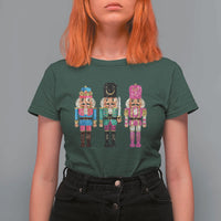 Christmas Nutcracker T Shirt For Women Sequin Sparklle Festive Xmas Vintage - Wonder Print Shop