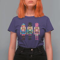 Christmas Nutcracker T Shirt For Women Sequin Sparklle Festive Xmas Vintage - Wonder Print Shop