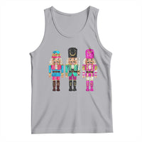 Christmas Nutcracker Tank Top Sequin Sparklle Festive Xmas Vintage