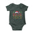 Christmas Bruh Baby Onesie Red Plaid Retro Xmas Pajamas Matching
