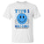 Diabetes Awareness T Shirt Blue Ribbon T1D Warrior Support Squad Retro Groovy - Wonder Print Shop