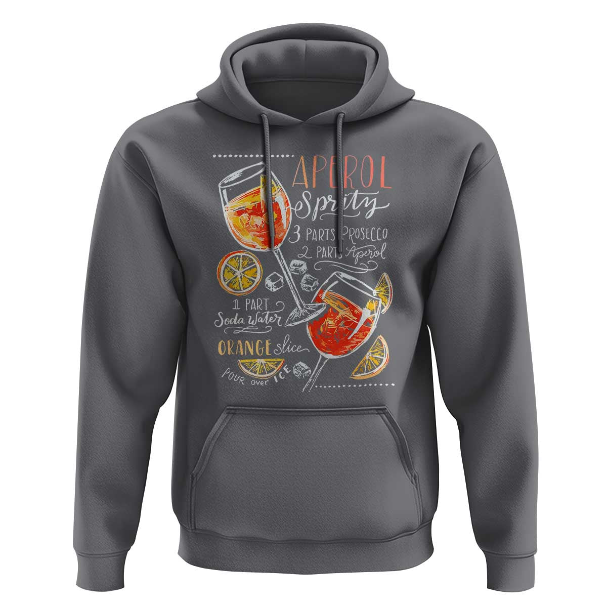 Aperol Spritz Hoodie Cocktail Recipe Drinking Lover Gift