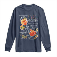 Aperol Spritz Long Sleeve Shirt Cocktail Recipe Drinking Lover Gift