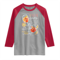 Aperol Spritz Raglan Shirt Cocktail Recipe Drinking Lover Gift