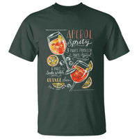 Aperol Spritz T Shirt Cocktail Recipe Drinking Lover Gift - Wonder Print Shop
