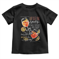 Aperol Spritz Toddler T Shirt Cocktail Recipe Drinking Lover Gift