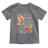 Aperol Spritz Toddler T Shirt Cocktail Recipe Drinking Lover Gift