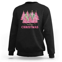 Pink Christmas Tree Farm Sweatshirt Merry Xmas Ornaments Family Holiday Pajamas - Wonder Print Shop