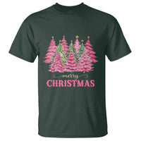 Pink Christmas Tree Farm T Shirt Merry Xmas Ornaments Family Holiday Pajamas - Wonder Print Shop
