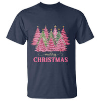 Pink Christmas Tree Farm T Shirt Merry Xmas Ornaments Family Holiday Pajamas - Wonder Print Shop