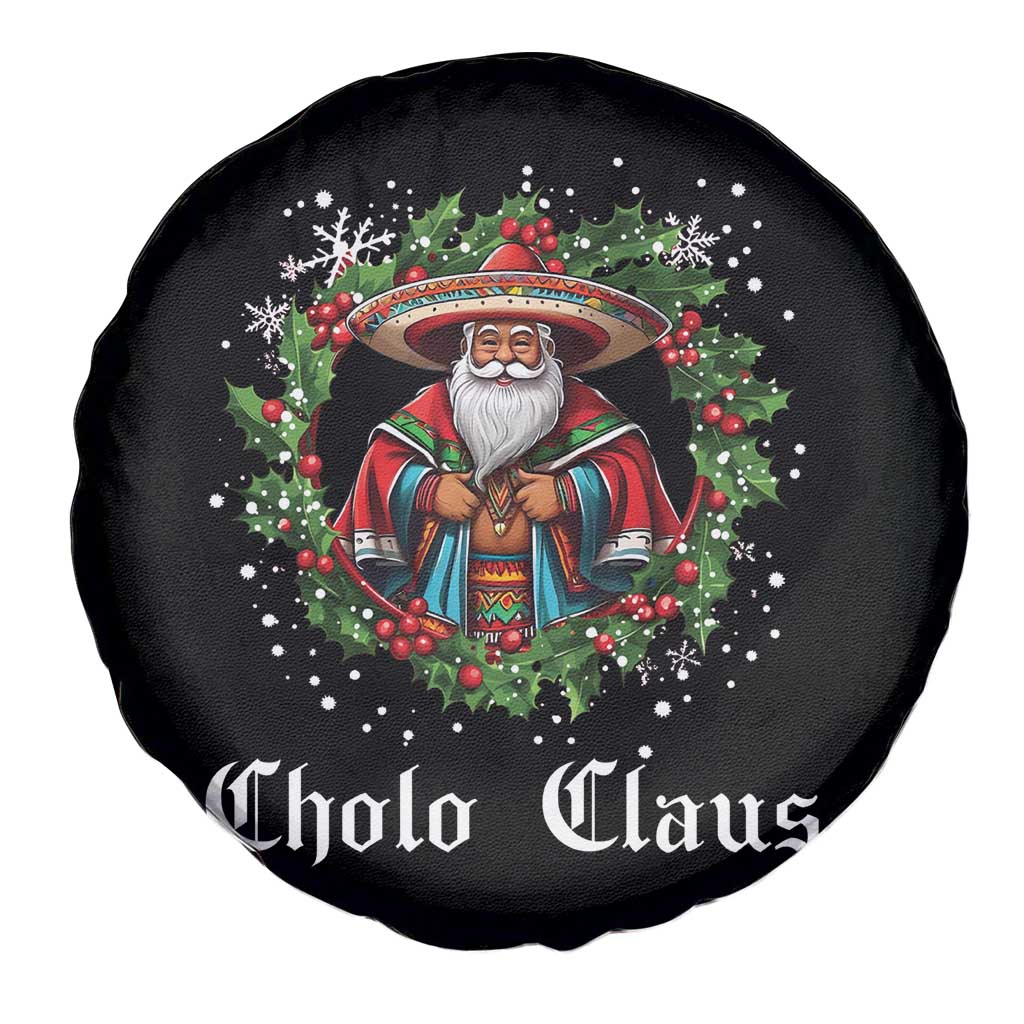 Funny Mexican Santa Spare Tire Cover Cholo Claus Christmas in Mexico