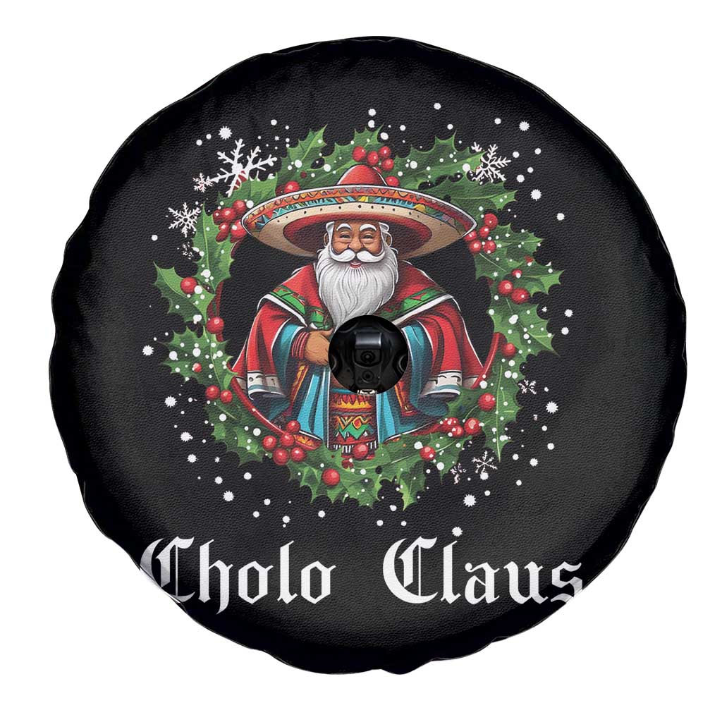 Funny Mexican Santa Spare Tire Cover Cholo Claus Christmas in Mexico