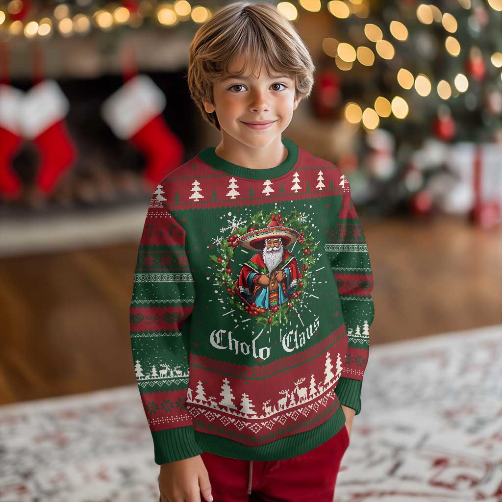 Funny Mexican Santa Ugly Christmas Sweater Cholo Claus Christmas in Mexico - Wonder Print Shop