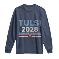 Tulsi Gabbard 2028 Long Sleeve Shirt Support Mrs. President Vintage Retro Grunge