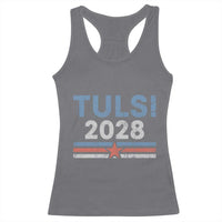 Tulsi Gabbard 2028 Racerback Tank Top Support Mrs. President Vintage Retro Grunge