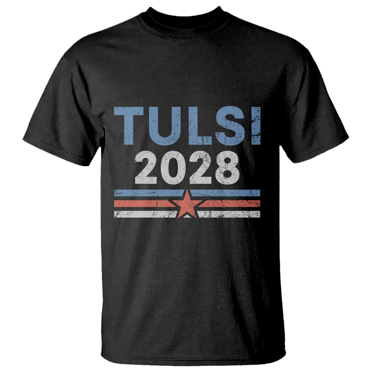 Tulsi Gabbard 2028 T Shirt Support Mrs. President Vintage Retro Grunge - Wonder Print Shop