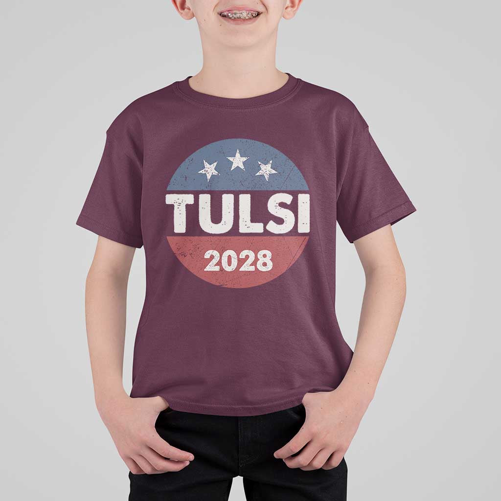 Tulsi Gabbard 2028 T Shirt For Kid For President - Wonder Print Shop
