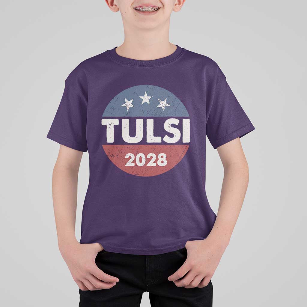 Tulsi Gabbard 2028 T Shirt For Kid For President - Wonder Print Shop