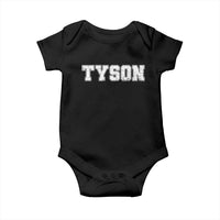 Team Tyson Baby Onesie Family Personalized Name Retro Vintage Minimalism