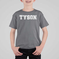 Team Tyson T Shirt For Kid Family Personalized Name Retro Vintage Minimalism - Wonder Print Shop