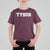 Team Tyson T Shirt For Kid Family Personalized Name Retro Vintage Minimalism - Wonder Print Shop