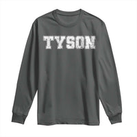Team Tyson Long Sleeve Shirt Family Personalized Name Retro Vintage Minimalism