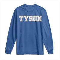 Team Tyson Long Sleeve Shirt Family Personalized Name Retro Vintage Minimalism