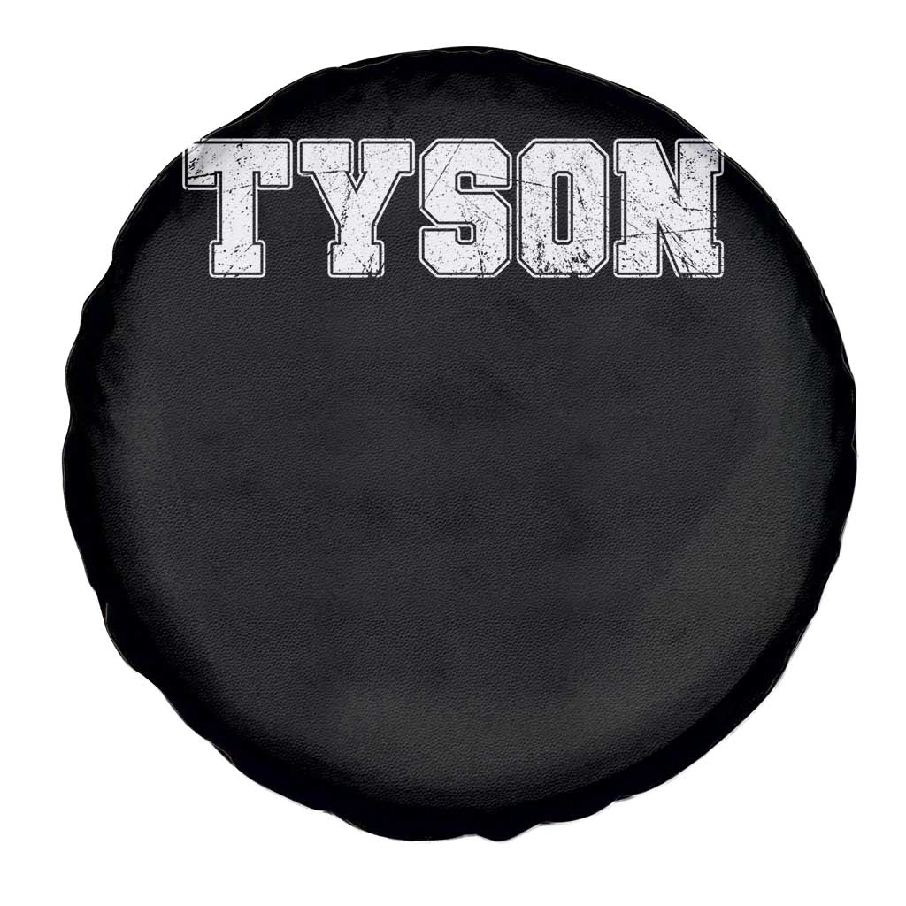 Team Tyson Spare Tire Cover Family Personalized Name Retro Vintage Minimalism