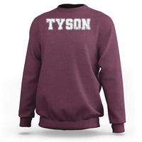 Team Tyson Sweatshirt Family Personalized Name Retro Vintage Minimalism - Wonder Print Shop