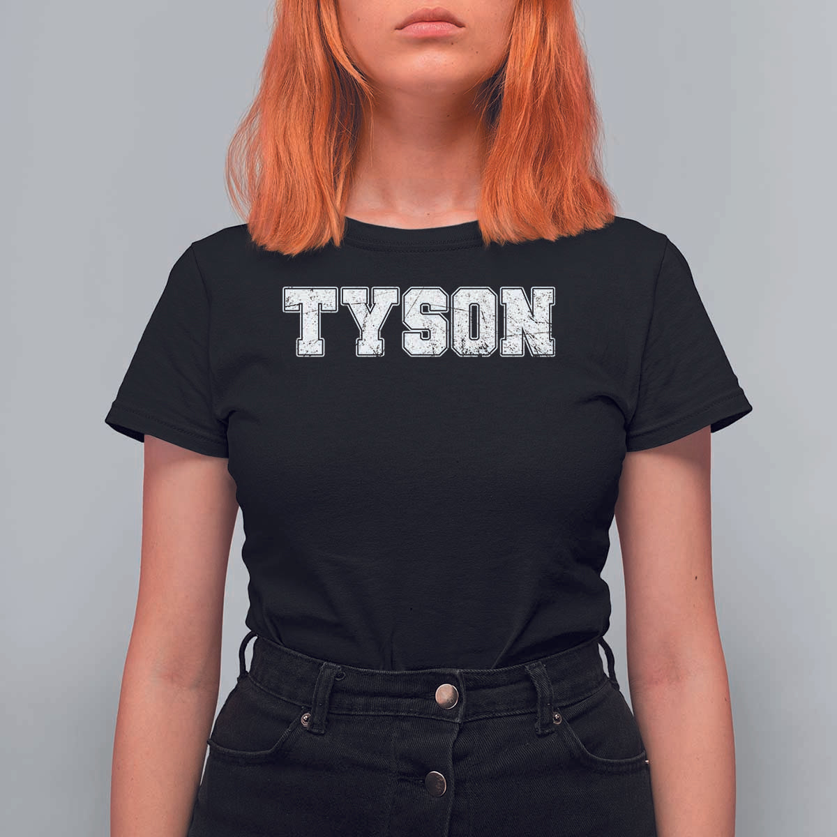 Team Tyson T Shirt For Women Family Personalized Name Retro Vintage Minimalism - Wonder Print Shop