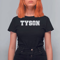 Team Tyson T Shirt For Women Family Personalized Name Retro Vintage Minimalism - Wonder Print Shop
