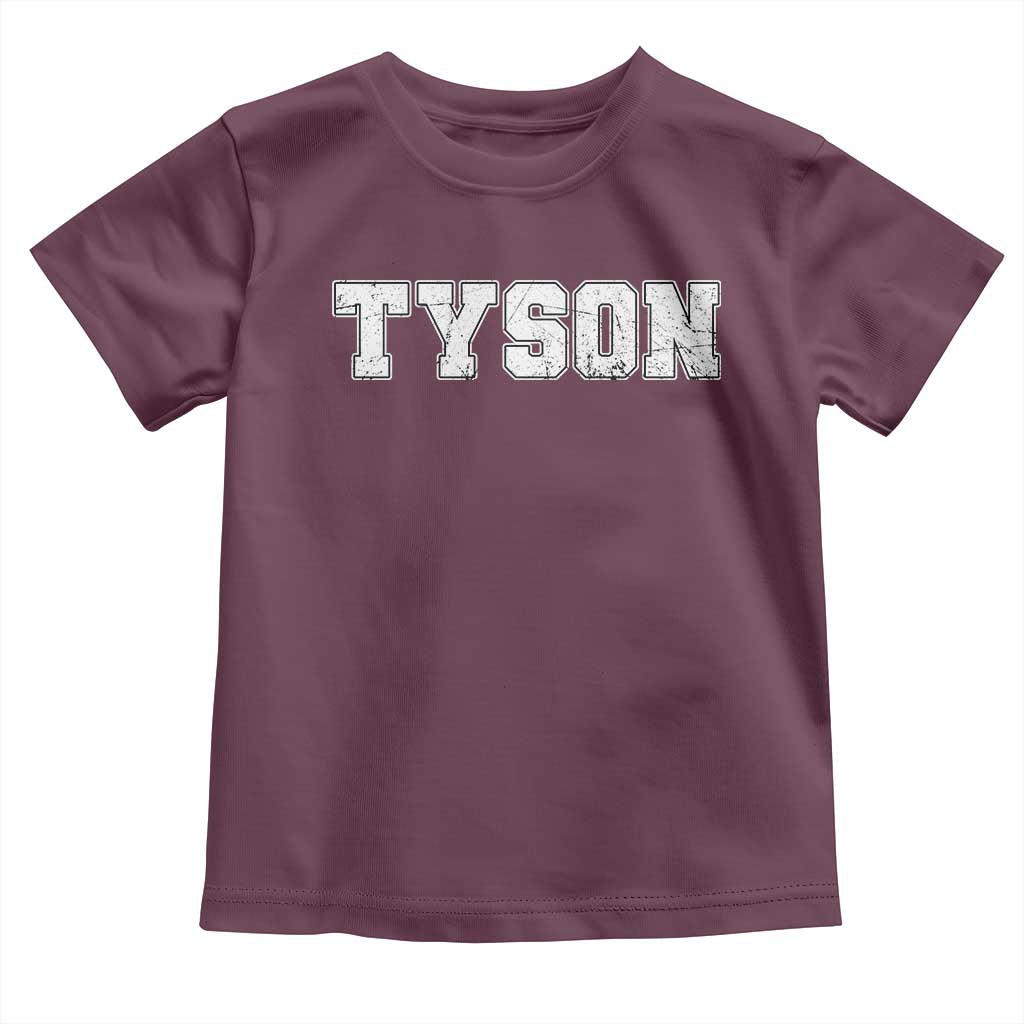 Team Tyson Toddler T Shirt Family Personalized Name Retro Vintage Minimalism