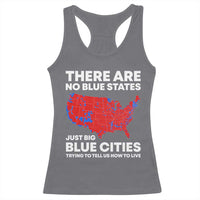 American Republican 2024 Racerback Tank Top There Are No Blue States Only Big Blue Cities America Map